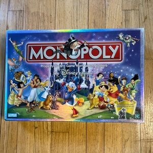 vintage 2001 Monopoly The Disney Edition board game -complete in box mint cond